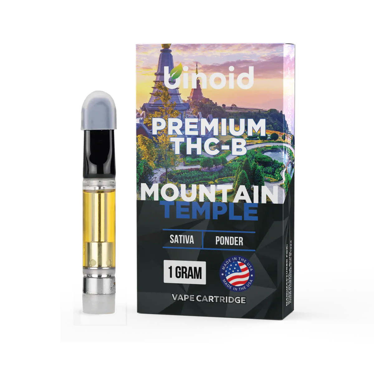 Binoid – THC-B Mountain Temple Vape Cart