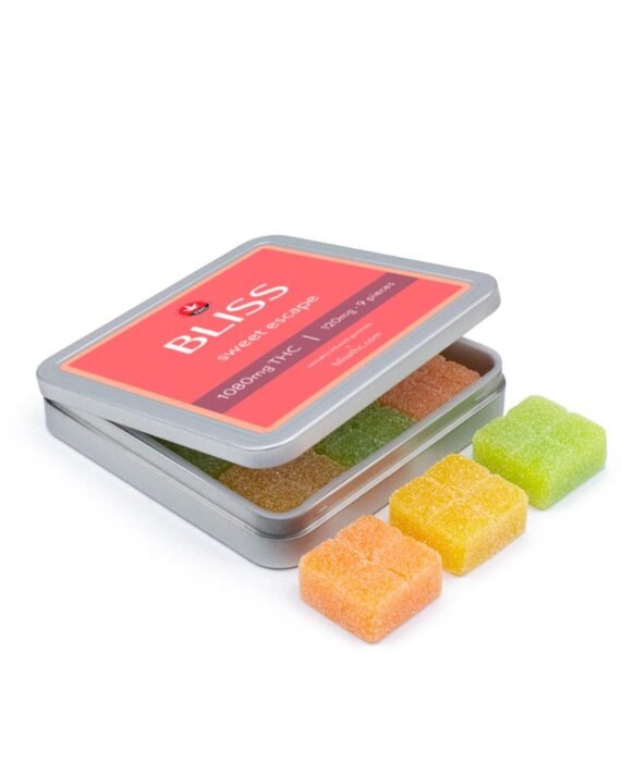 Bliss – Sweet Escape Cannabis Infused THC Gummies 1080MG