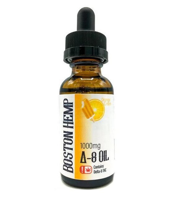 Buy Boston Hemp Delta 8 THC Orange Creamsicle Flavored Tincture