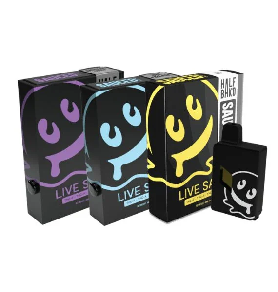 Buy Half Bak’d Live Resin Sauced Disposable 4g