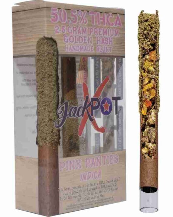 Buy JackPotX Golden Hash THCA Pre Roll Pink Panties