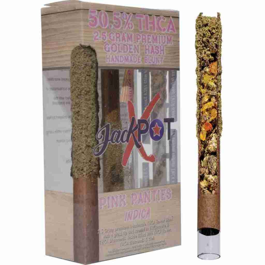 Buy JackPotX Golden Hash THCA Pre Roll Pink Panties