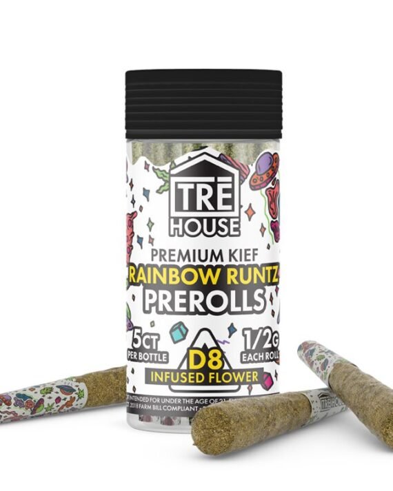 Buy Rainbow Runtz Delta 8 Prerolls