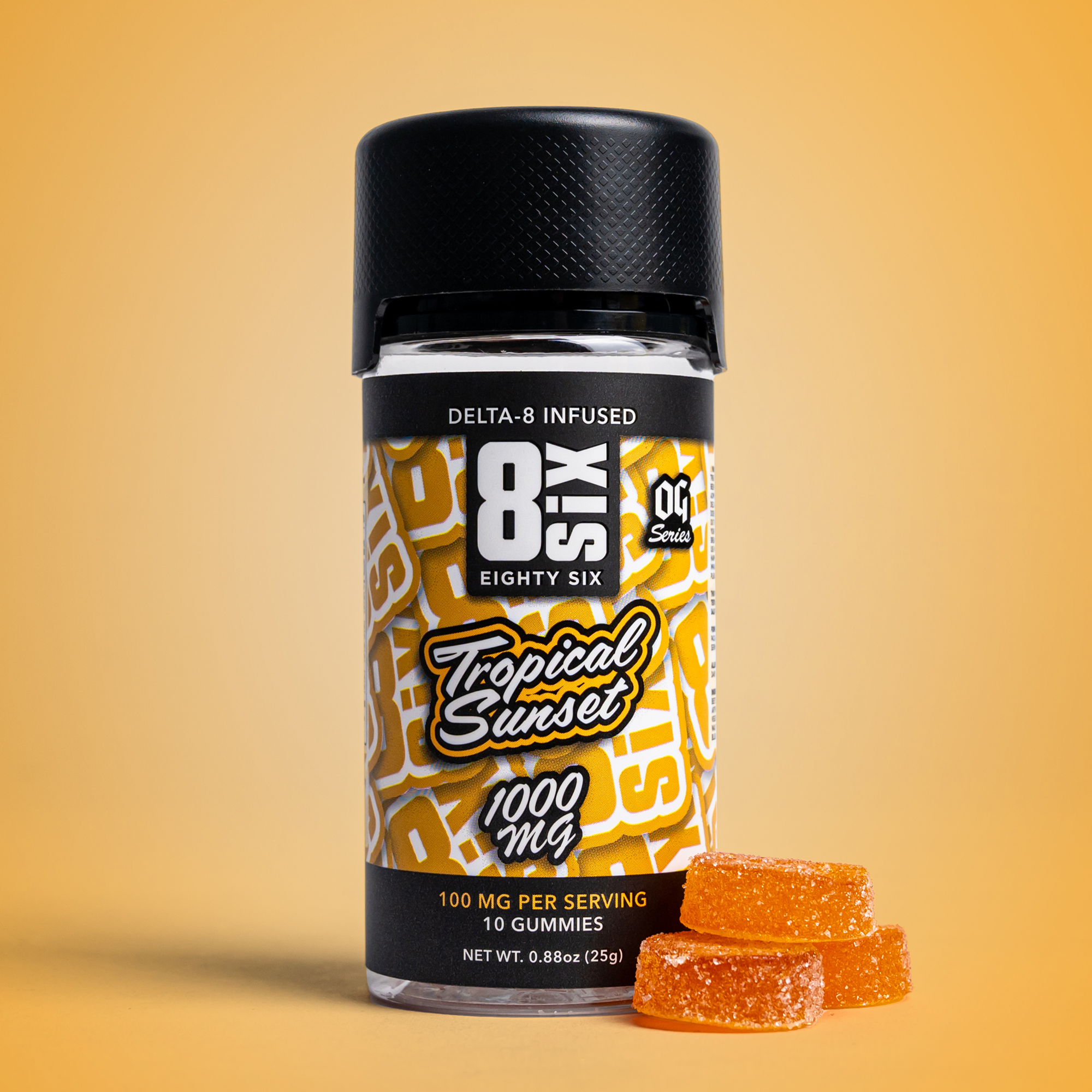 Buy Tropical Sunset 1000MG Delta-8 THC Gummies