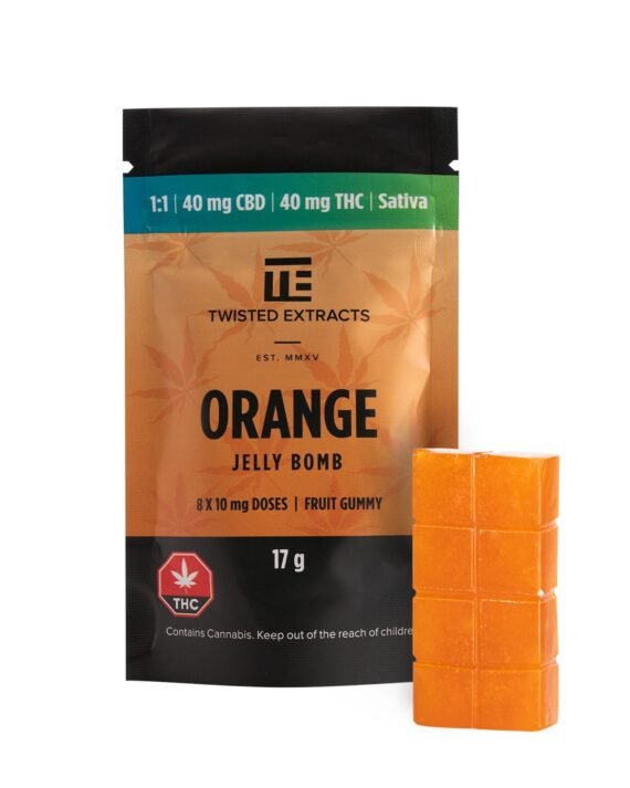 Buy Twisted Extracts – Orange Jelly Bombs 80 MG