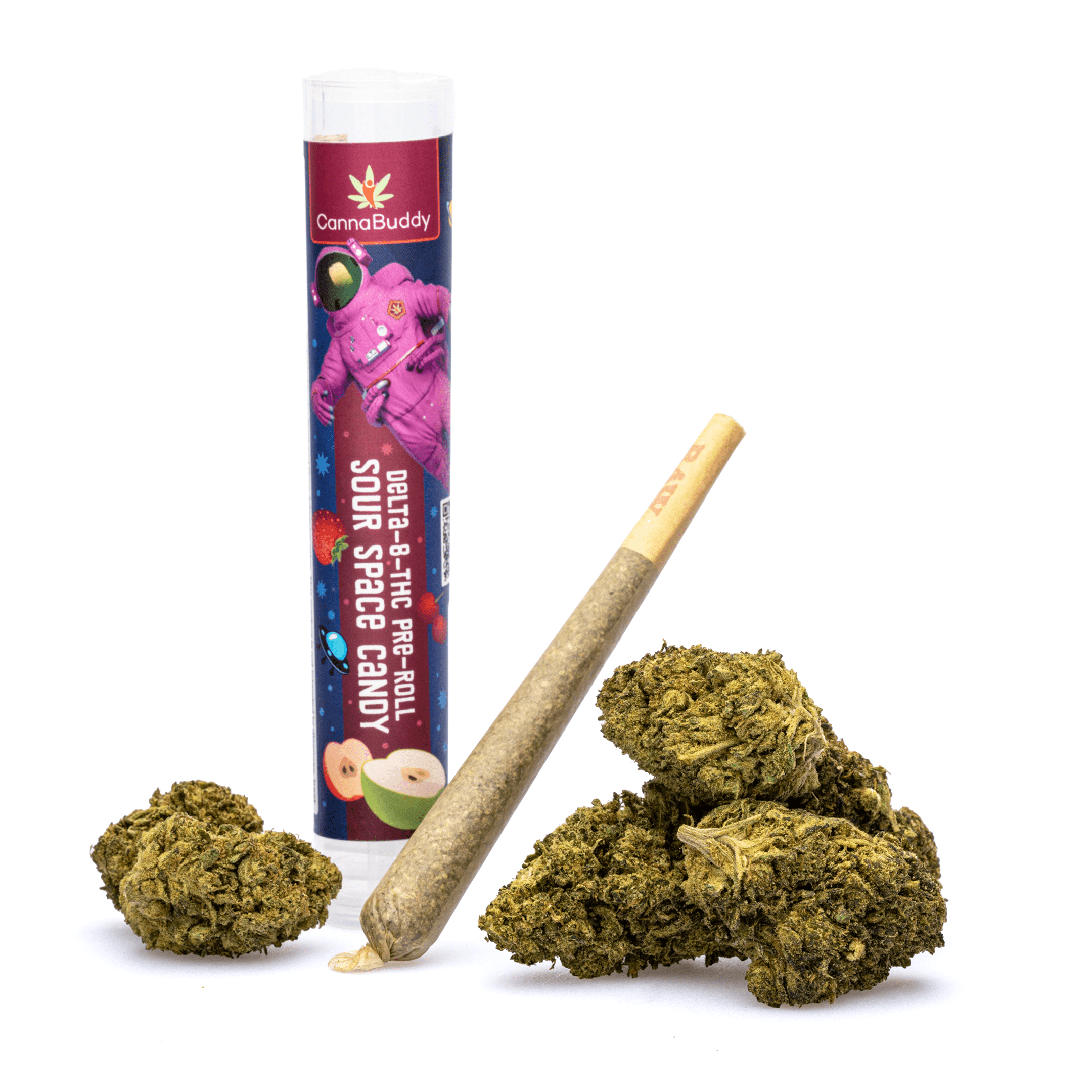 Delta 8 THC Infused Pre-Roll – Sour Space Candy