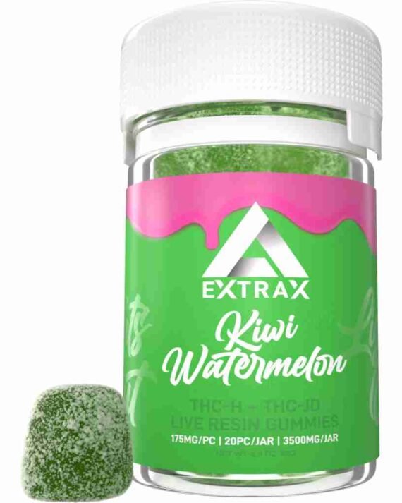 Delta Extrax Lights Out 175mg THC-H + THC-JD + Live Resin D8 Gummies