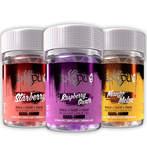 Exodus Zooted Zeries Gummies 7500mg