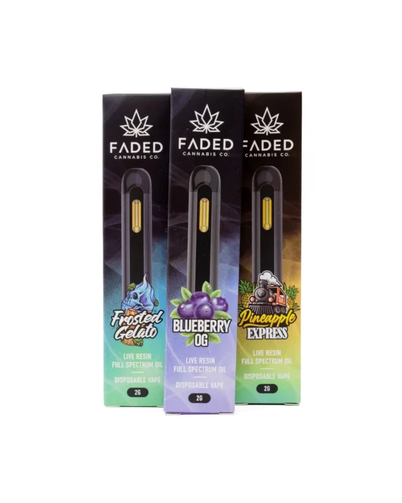 Faded Cannabis Co.Live Resin 2g Disposable Vape Pen