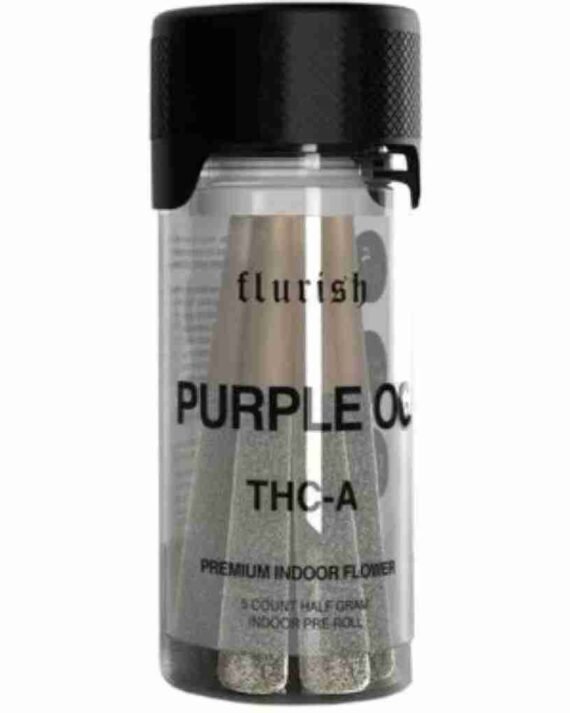Flurish THCA Premium Pre-Roll 2.5g 5pc Purple OG
