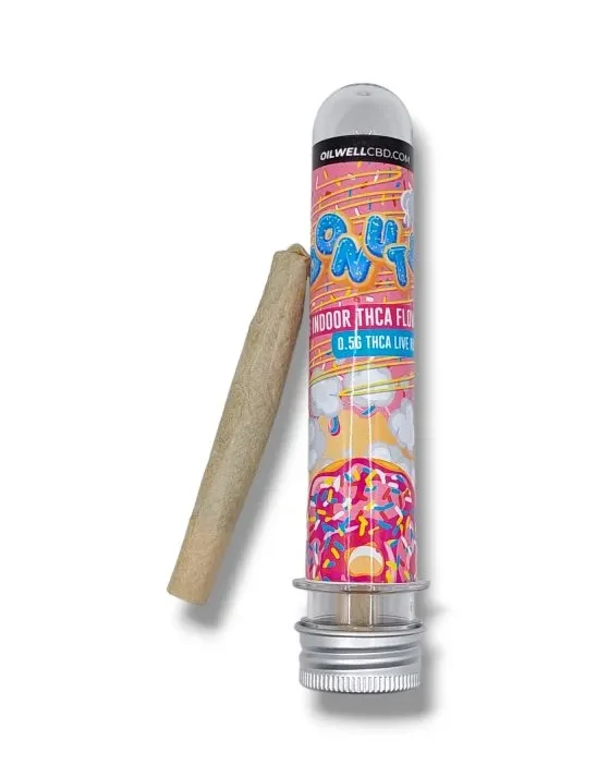 Hand-Rolled Hash-Hole THCa Doughtnut Pre-Rolls 0.5G