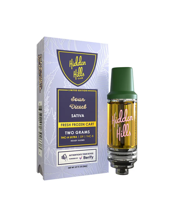Hidden Hills Heady Blend THCA Vape Cartridge