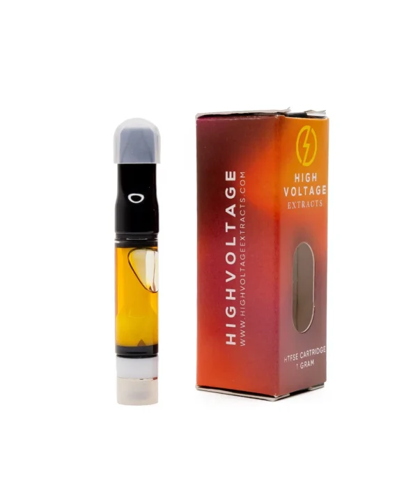High Voltage Extracts – HTFSE + Distillate Blend Cartridge