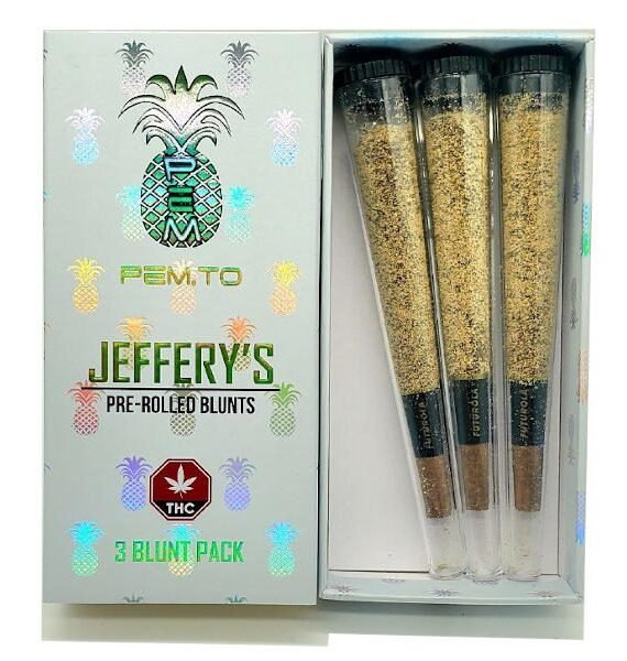 Jeffery’s Pre-Rolled Blunt 1.5 Gram 3-Pack Indica