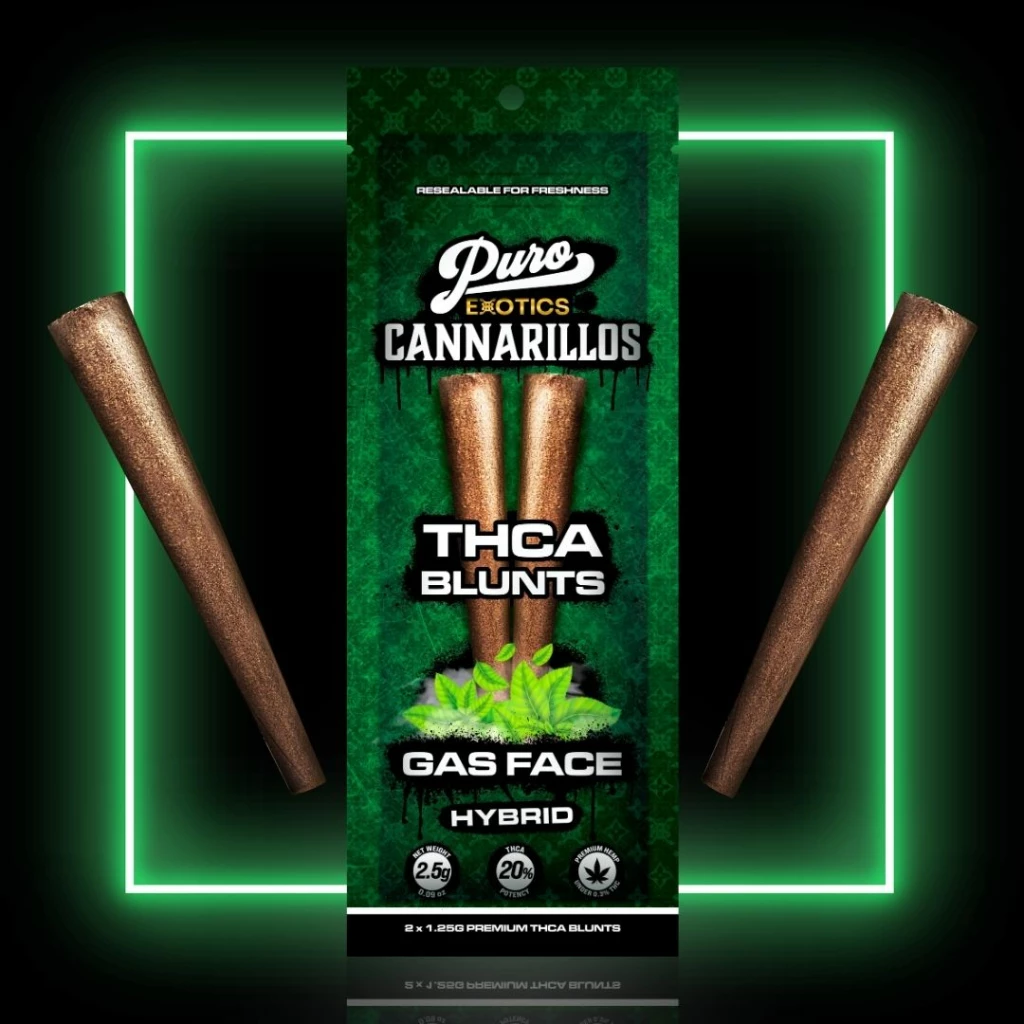 Puro Exotics Cannarillos THCA Pre Roll Blunts EU