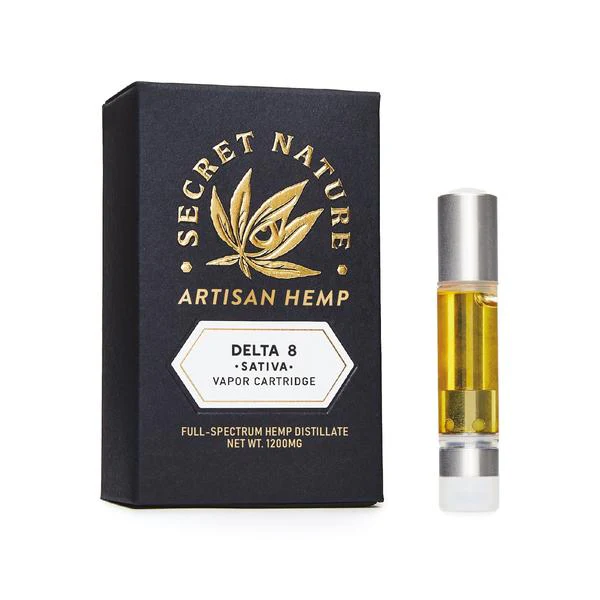 Secret Nature – Super 8 Delta 8 Vape Cart 1200MG