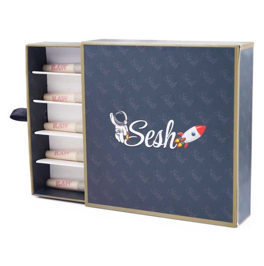 Sesh – Premium Craft 5x Pre-Roll Box – Indica - Image 2