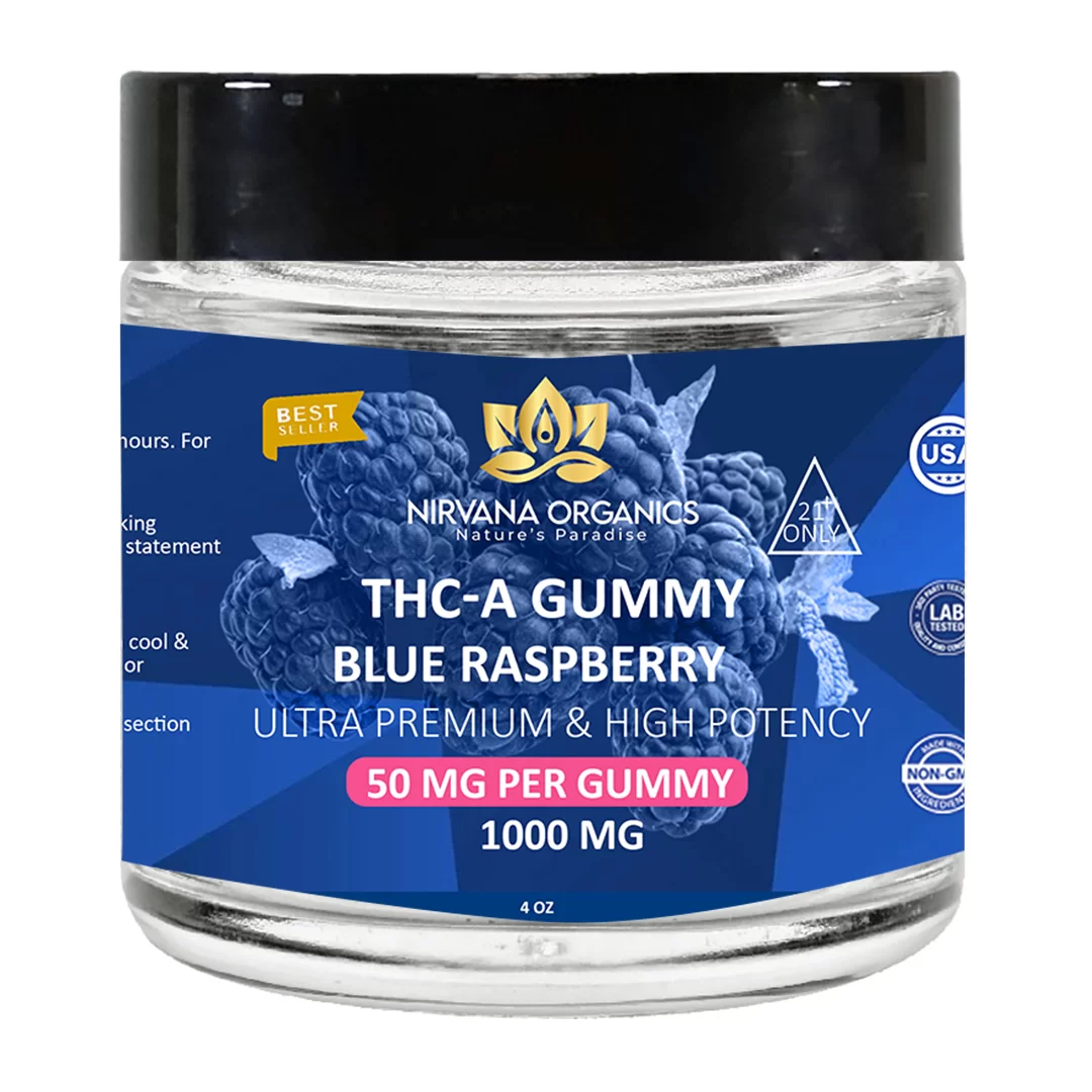 THC-A Gummies Blue Raspberry