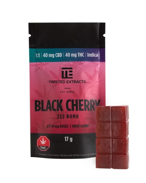 Twisted Extracts – Black Cherry Zzz Bomb 80MG 1:1